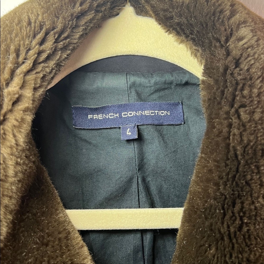 French Connection Black Structured Jacket with Br… - image 3